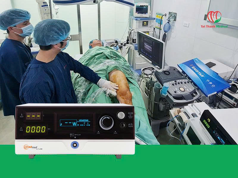 Máy điều trị suy tĩnh mạch bằng sóng cao tần VVR - Công nghệ RFA hiện đại, an toàn, hiệu quả