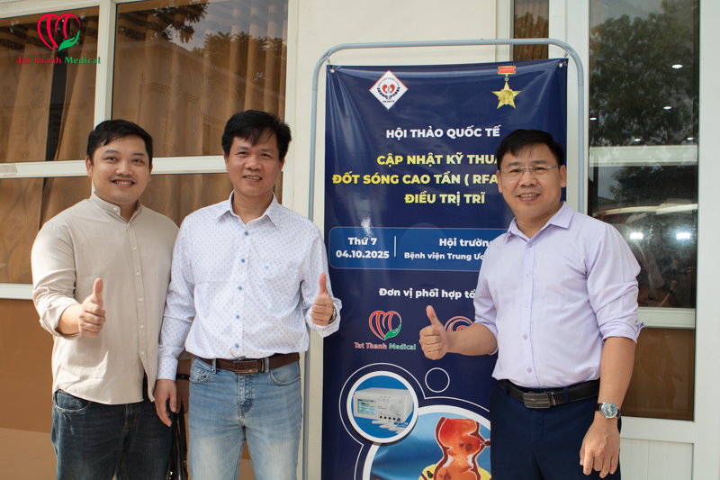 Tất Thành tổ chức thành công Hội thảo Quốc tế về RFA điều trị trĩ
