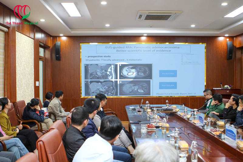 Chương trình sinh hoạt chuyên môn với chủ đề: “Nội soi siêu âm chẩn đoán và can thiệp”