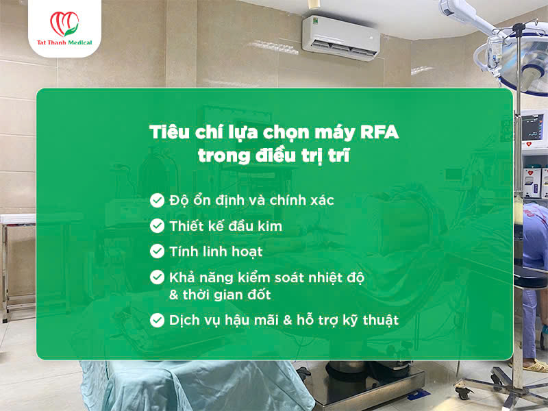 Máy RFA trong điều trị trĩ: Tiêu chí lựa chọn cho bác sĩ ngoại