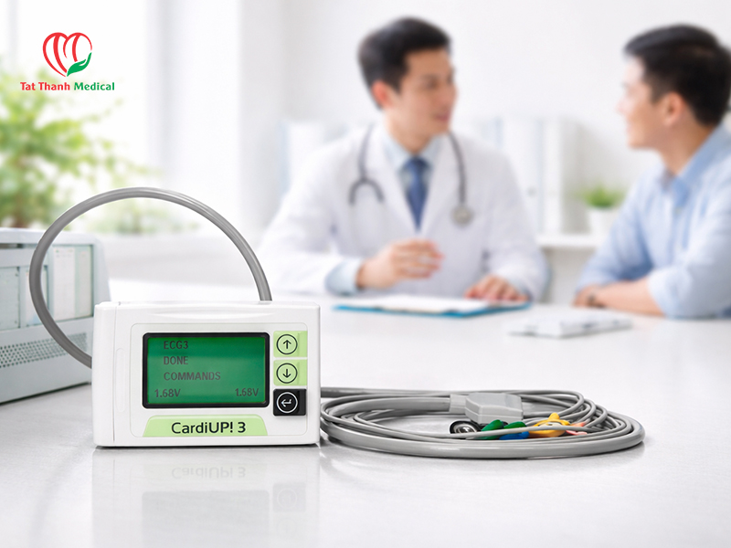 Tất Thành - Đơn vị cung cấp máy Holter điện tim CardiUP!3 tại Việt Nam
