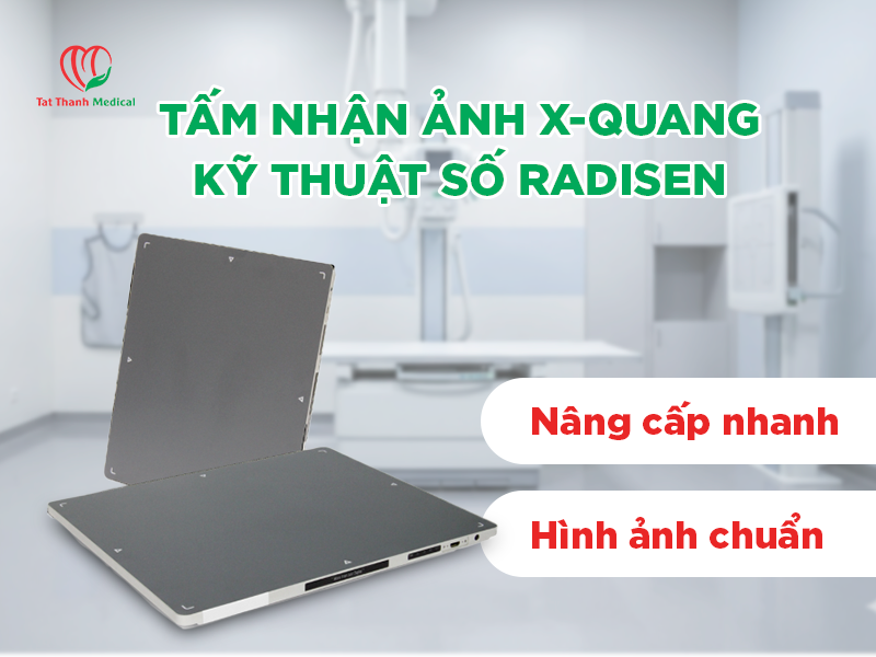 Tấm nhận ảnh X-quang kỹ thuật số Radisen: Chất lượng hình ảnh chuẩn, lắp đặt nhanh, nâng cấp dễ dàng
