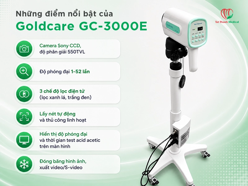 Máy soi cổ tử cung Goldcare GC-3000E