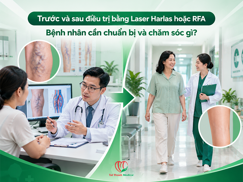 Trước và sau điều trị bằng Laser hoặc RFA: Bệnh nhân cần chuẩn bị và chăm sóc gì?