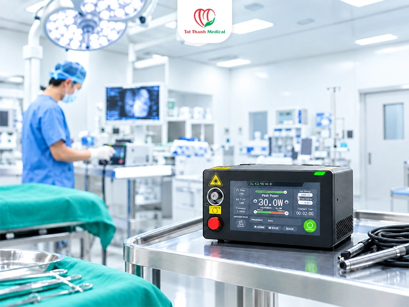 980 nm: Bước sóng có đặc tính hấp thụ đáng chú ý với hemoglobin