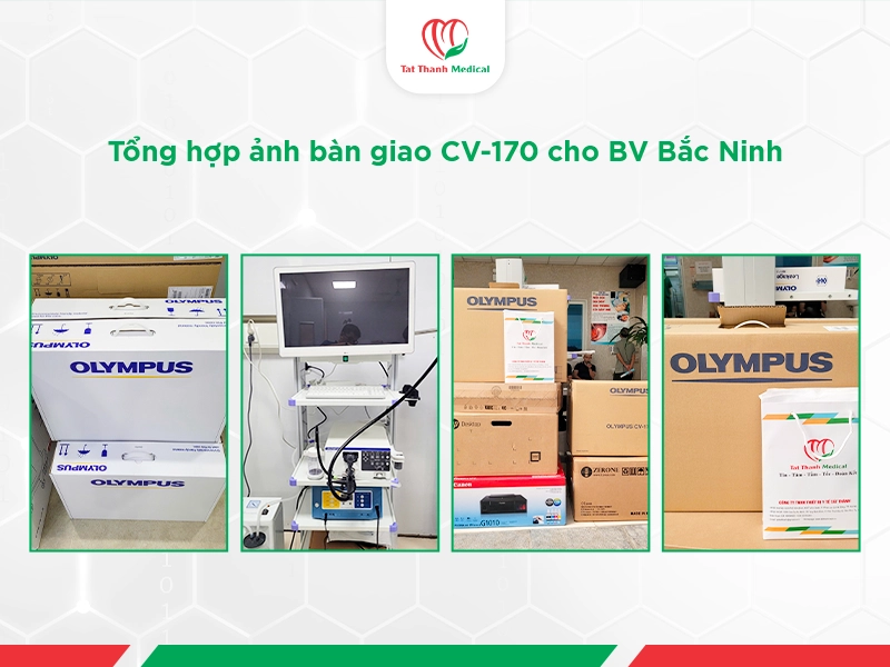 1. Bàn giao hệ thống Olympus CV-170 cho bệnh viện tư nhân tại Bắc Ninh