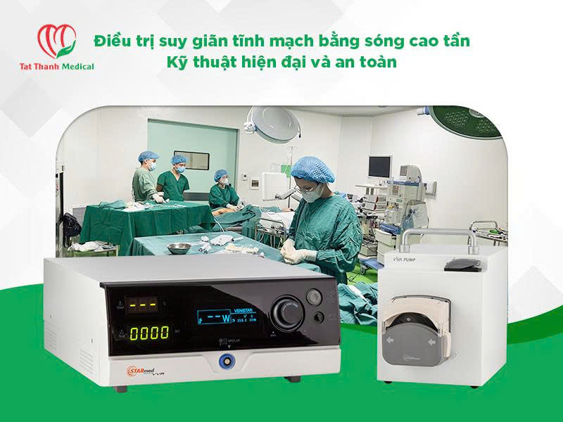 Điều trị suy giãn tĩnh mạch bằng sóng cao tần