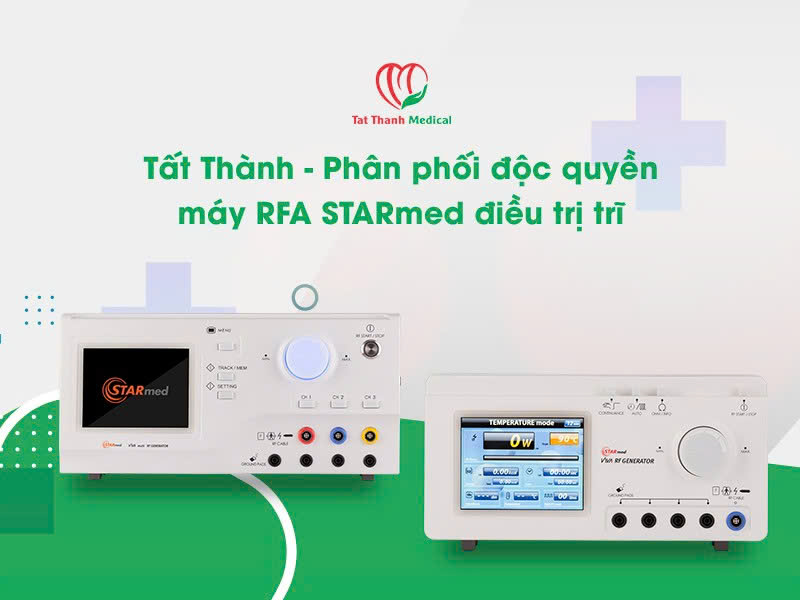 Máy điều trị trĩ bằng sóng cao tần STARmed: An toàn, hiệu quả, không xâm lấn