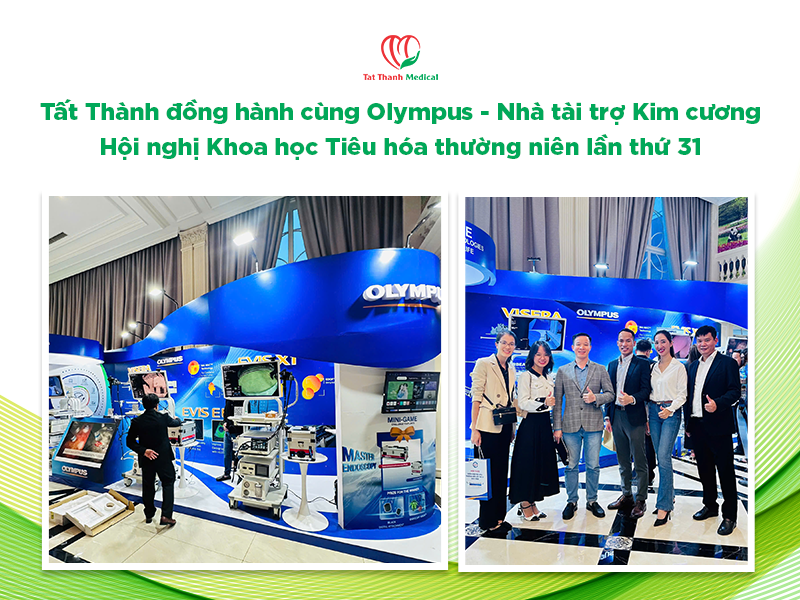 Tất Thành đồng hành cùng Olympus tại Hội nghị Khoa học Tiêu hóa thường niên lần thứ 31