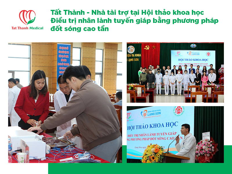 Tất Thành - Nhà tài trợ tại Hội thảo khoa học: Điều trị nhân lành tuyến giáp bằng phương pháp đốt sóng cao tần