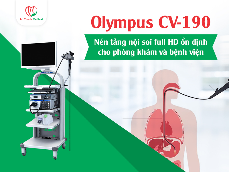 Olympus CV-190 - Nền tảng nội soi full HD ổn định cho phòng khám và bệnh viện