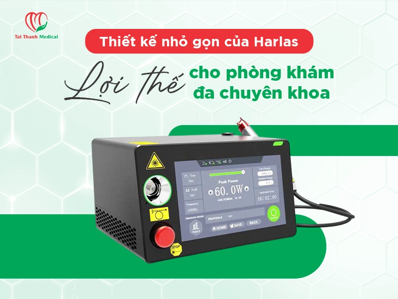 Thiết kế nhỏ gọn của Harlas: Lợi thế cho phòng khám đa chuyên khoa